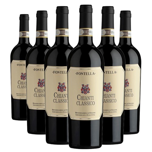 Case of 6 Fontella Chianti Classico 75cl Red Wine